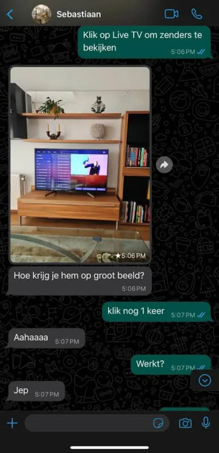 WhatsApp support chat: Einrichtungshilfe